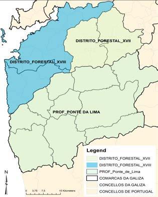 3.6.3. Incendios forestais no período 2010-2015 GALICIA: RÍO MIÑO e VAL DO MIÑO Para analizar os datos referidos ás perturbacións territoriais en forma de incendios forestais, no caso de Galicia, é