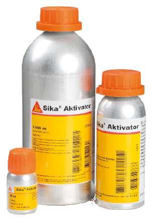 superfícies dos substratos antes da aplicação de diversos adesivos de poliuretano da Sika.