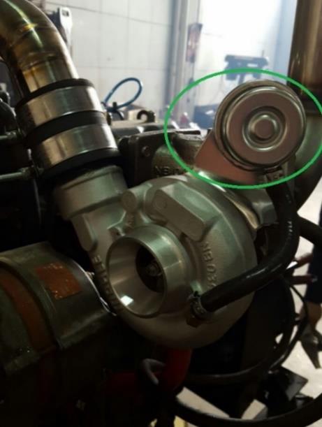 Figura 11 - Parte elétrica Após isto, foi realizado a regulagem da válvula wastegate do turbo, a Figura 12 traz em destaque a válvula, o correto ajuste desta se