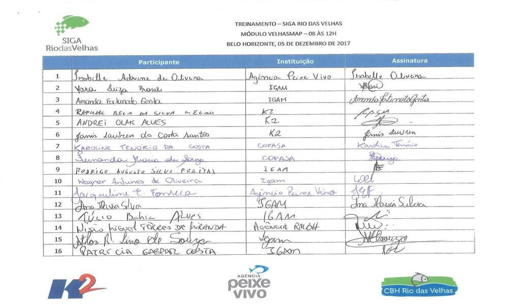 Figura 4 Lista de presença 04/12 Tarde Página 2