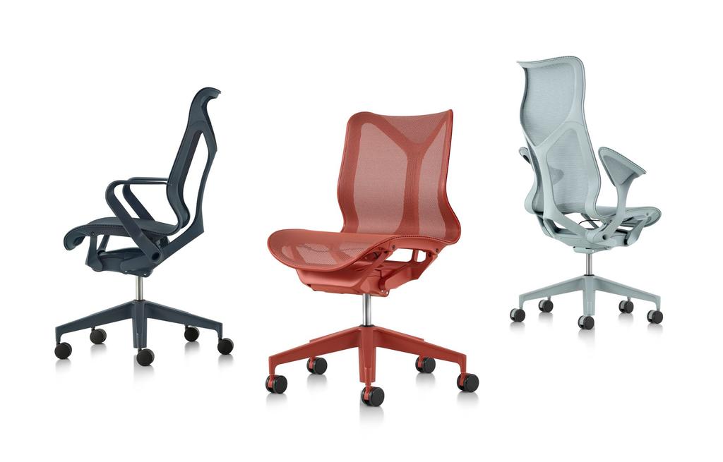 Conforto instantâneo em qualquer lugar Cadeira Cosm da Herman Miller Criada pelo Studio 7.5 Sente-se em uma Cosm. Você até vai esquecer que está sentado em uma cadeira.