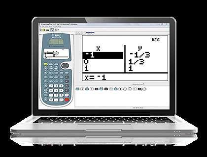 Software TI-Nspire CX/CAS Versão Professor Este sofware permite que os Professores demonstrem a