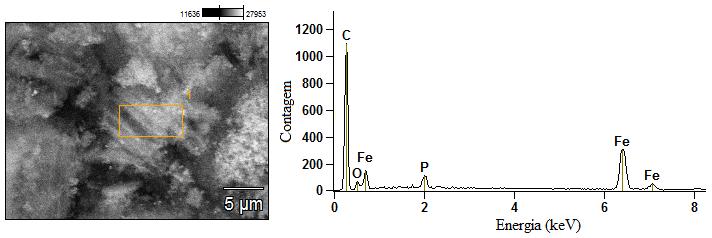 Resultados e Discussão 82 selecionada para fazer o espectro EDS. Esta foi um bloco de nanotubos parecido ao observado na figura 5.