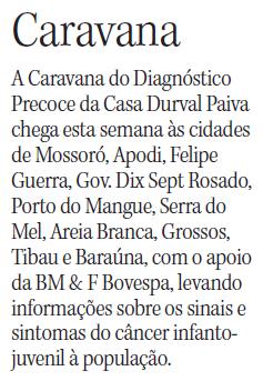 Data: 19/05/2014 Assunto: Notas Casa Durval Paiva Página: - Veículo: http://www.coniacc.org.