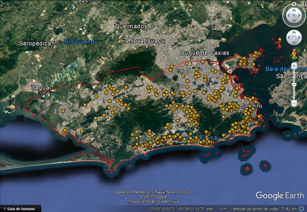 DISTRIBUIÇÃO ESPACIAL CONEXÕES GD FV RIO DE JANEIRO,