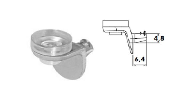 giratórios redondos 640 x Ø 630 mm 699 701 703 Conjunto 2