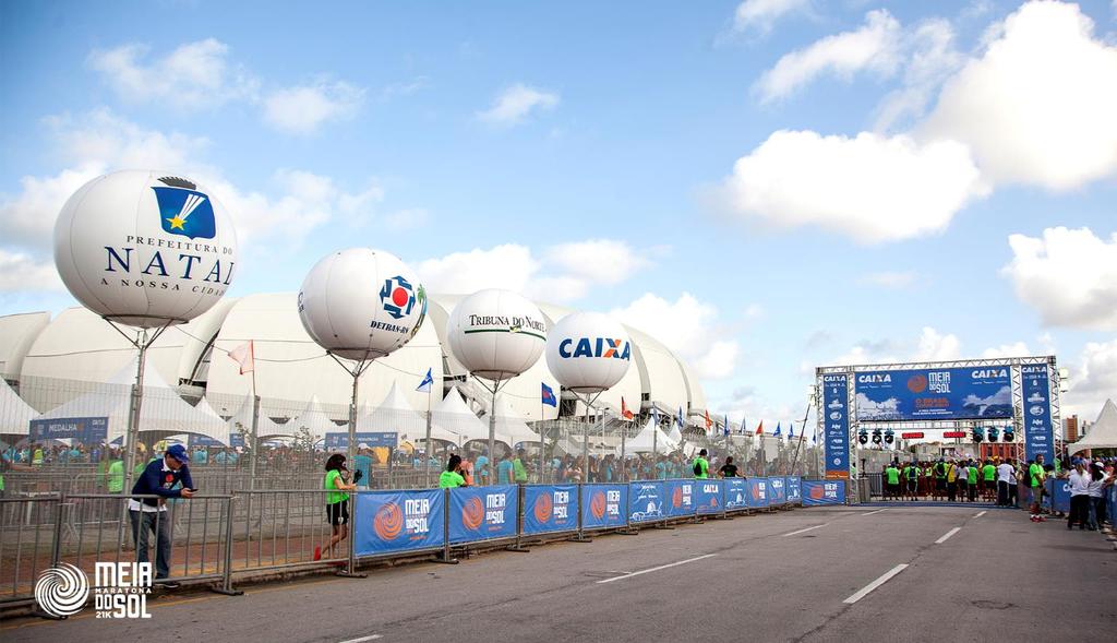 Os blimps ou balões são aplicados de forma individual.