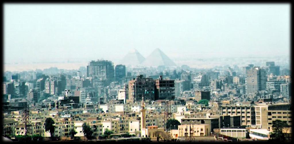 CIDADE DO CAIRO - ATUALIDADE Paisagem: Vista das