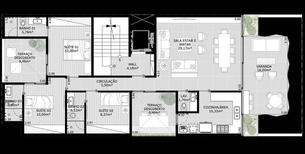 101 - GARDEN VITRA Notas: - Imagem meramente ilustrativa com layout sugerido