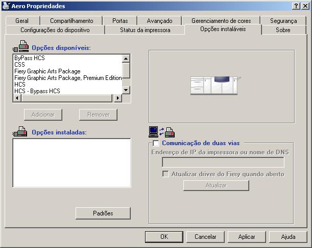 INTRODUÇÃO 13 Atualização do status no Windows Utilize o seguinte procedimento para atualizar o status do Graphic Arts Package em um computador Windows.