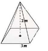 Área do triângulo eqüilátero: A = Área do quadrado: A = l.l = l 2 Área do triângulo: A = A ÁREA LATERAL DA PIRAMIDE: Para calcular a área lateral basta somar a área dos polígonos da faces laterais.