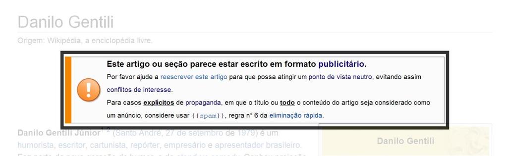 54 organização do site abre brechas para a centralização do poder, ela também viabiliza a realização de edições incompatíveis com as políticas da comunidade que muitas vezes permanecem despercebidas