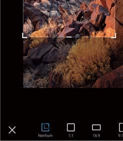 Parte da imagem a preservar após rotação Deslizar no ecrã para rodar a imagem Anular alterações Rodar na vertical