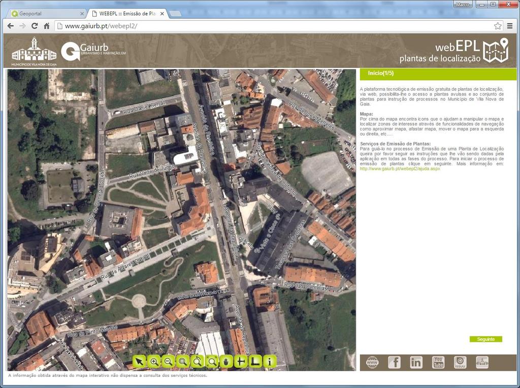 Portal digital de informação geográfica e geoestatística