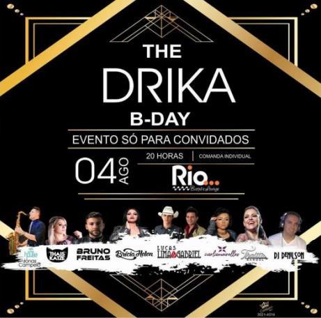 Beneficente The Drika B-DAY Rio