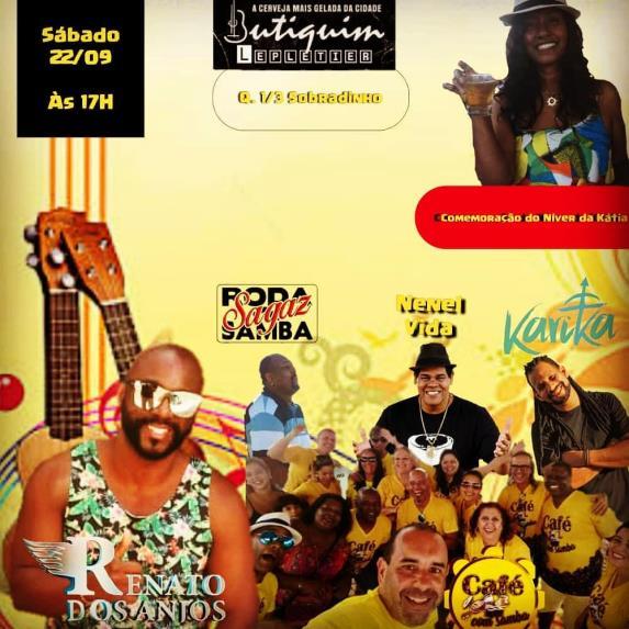 Clube do Compositor Taguatinga Norte 14/09 19h Clube do Compositor