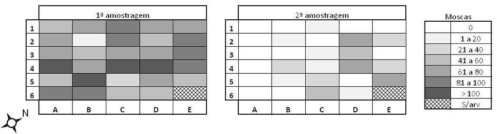 54 conjuntos, de acordo com a densidade de indivíduos (Krebs, 1998).