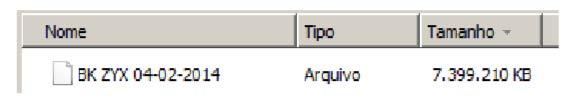 FGV DPE RJ 16) Observe o trecho de uma tela do Windows Explorer mostrando detalhes dos arquivos de uma pasta.