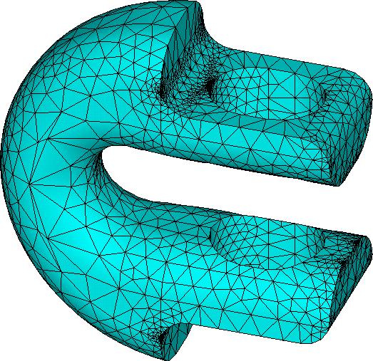 40 A Figura 3.8 apresenta essas condições de contorno, bem como os esforços aplicados. 1 ELEMENTS U F MAR 23 2008 11:42:10 File: Elo X 76mm Figura 3.