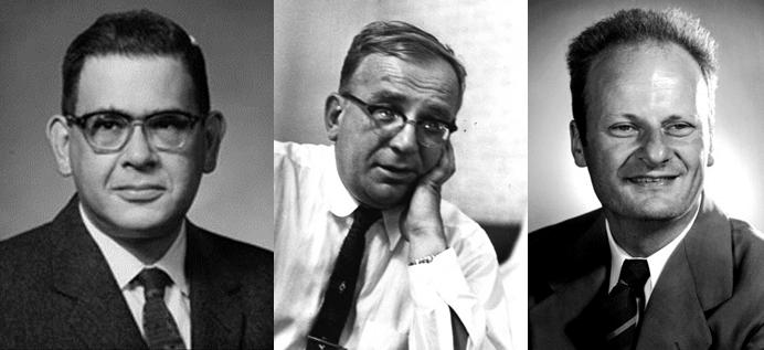 Nucleosíntese primordial Ralph Alpher, George Gamow e Hans Bethe.