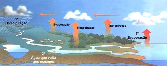 Definição de Evapotranspiração (ET) Evaporação de superfícies de Evaporação dos solos e da água livre (rios, lagos, represas, vegetação úmida (que foi oceano, etc). interceptada durante uma chuva).