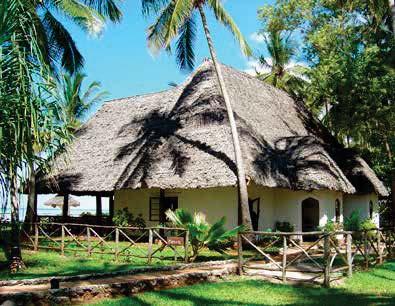 69 BLUEBAY BEACH RESORT & SPA 4* Localização: Na zona leste da ilha, a norte de Kiwenga encontra-se localizado na primeira linha de praia entre jardins tropicais.