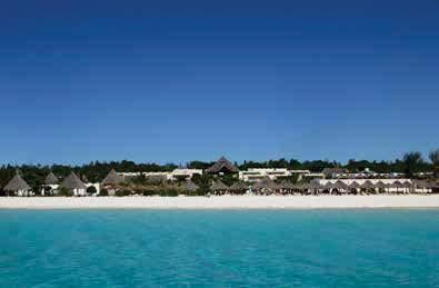 71 GOLD NOVIDADE Localização: Situado na costa noroeste de Zanzibar, na praia de Kendwa. Está a 55 km de Aeroporto Internacional.