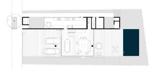 Jacobsen Arquitetura Ao analise a relação do Programa com Partido Formal e o Lugar, identifique: