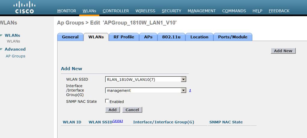 Se o mapeamento do suporte de VLAN AP-Sepcific Flexconnect é configurado no AP, ou a nível do grupo de Flexconnect, a identificação VLAN configurada no RLAN tomará sempre a precedência.