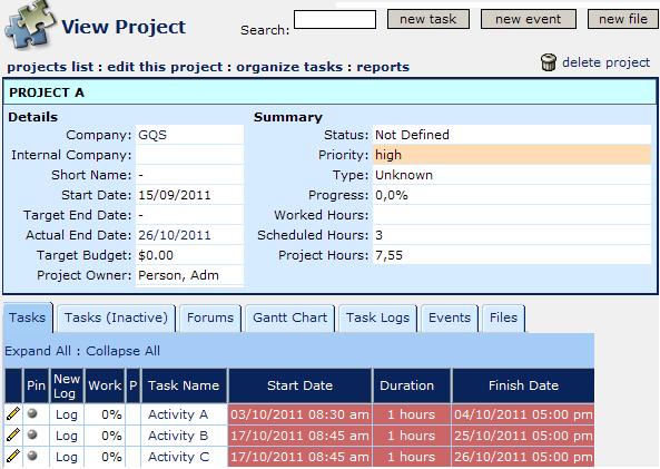 dotproject O dotproject (www.dotproject.net) é uma ferramenta web para dar suporte ao Gerenciamento de Projetos. É um projeto open-source, disponível em: Core: http://sourceforge.