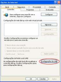 Configurando o Proxy no seu navegador Internet Explorer 8.