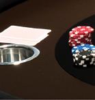Mesa de poker Las Vegas Com estilo clássico e austero traz em