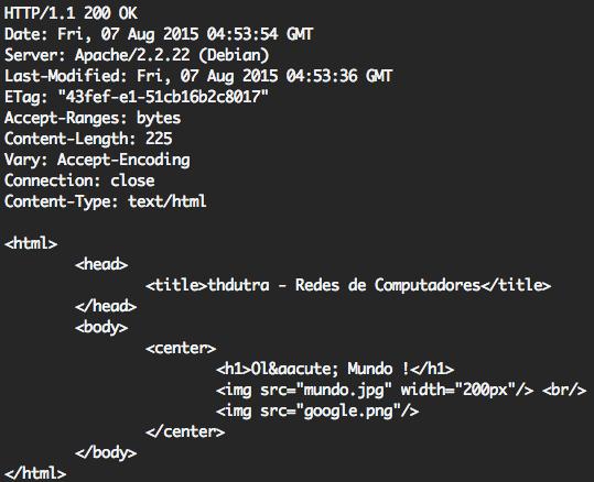 Mensagens HTTP Analisando um Response Linha de estado Linhas de cabeçalho Corpo da entidade 21 Mensagens HTTP Analisando um Response