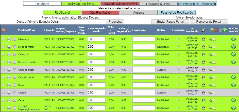 Envie várias peças para o Portal Busca Peça Legal.