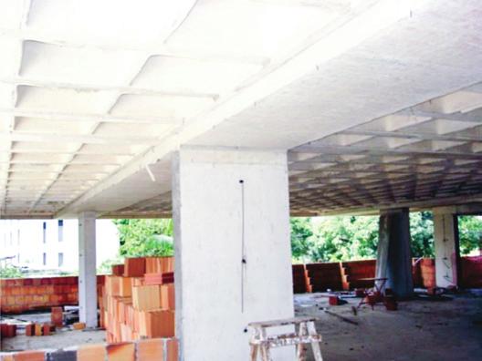 Reinforced concrete ribbed slabs with wide-beam 1.
