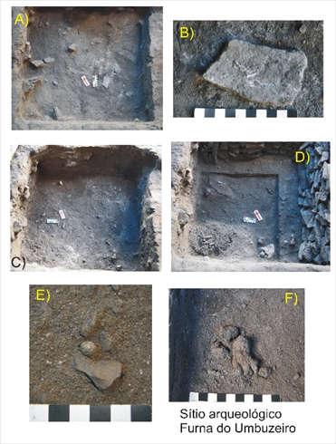 120 Figura 4: Escavação arqueológica do sítio Furna do Umbuzeiro.
