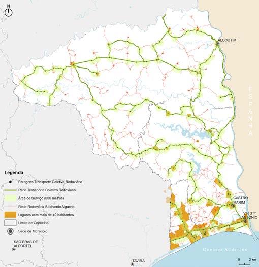 2016 Percentagem de População abrangida (600 m):