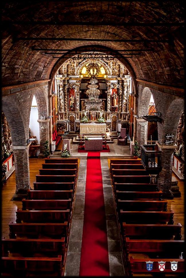 Figura 2: Interior da igreja de Santa Maria, fotografia tirada a partir do coro-alto. UFSSMM, 2018.