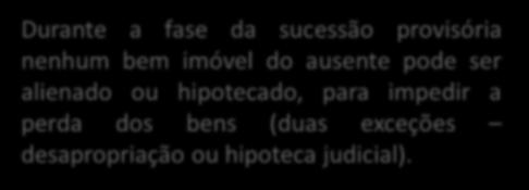 Direitos de Personalidade Ausente Durante é a pessoa fase da que sucessão desaparece provisória do seu domicílio sem informar paradeiro e sem deixar nenhum representante bem imóvel do ou ausente