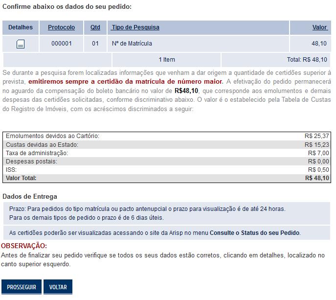 Usuário sem crédito no cadastro Não tendo créditos no cadastro, será exibida a tela com os