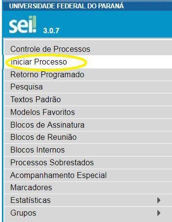 INICIAR PROCESSO PARA SERVIDOR DA UFPR E OUTROS