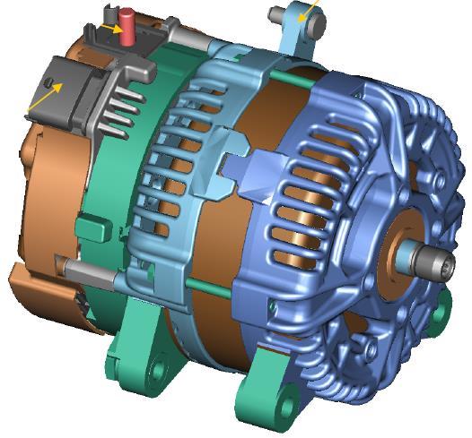 utilizada para diversas funções Start-stop Demandas adicionais de torque