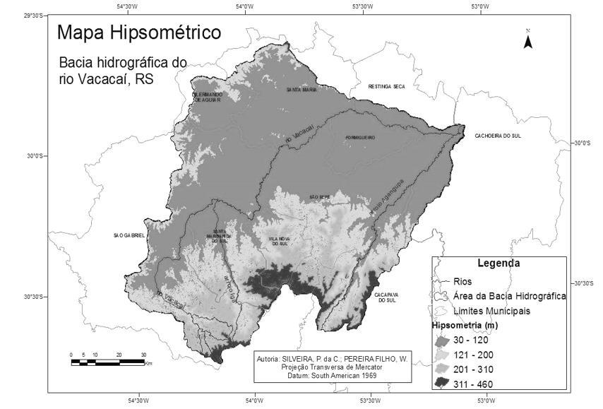 na estação São Sepé, essa estando localizada em altitude aproximada a 100m acima do nível médio do mar e com período de registro (Tabela 1) inserido na fase fria da ODP - Oscilação Decadal do