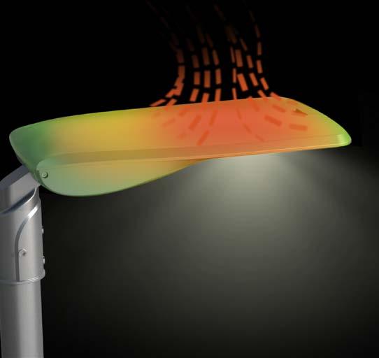 Por defeito, a luminária inclui o sistema de fixação de 60 mm (ref.