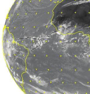 Junho 2004 Revista Brasileira de Meteorologia 31 a) b) c) d) Figura 5: Imagens de satélite representativas dos padrões de nebulosidade para: a)