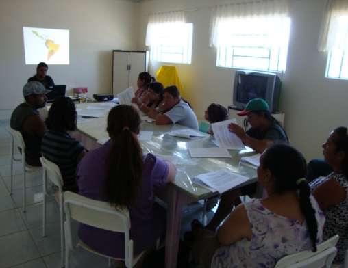 9. CONEX Apresentação Oral Resumo Expandido 4 Momento de formação com os recicladores da ASCAMP, em Piraí do Sul PR.