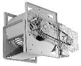 - Rotor Duplo (T2SR): Se trata de dois ventiladores de dupla aspiração, estruturados, formando um só conjunto com eixo de acionamento comum. São fabricados nos tamanhos 7/7 ao 3/28.