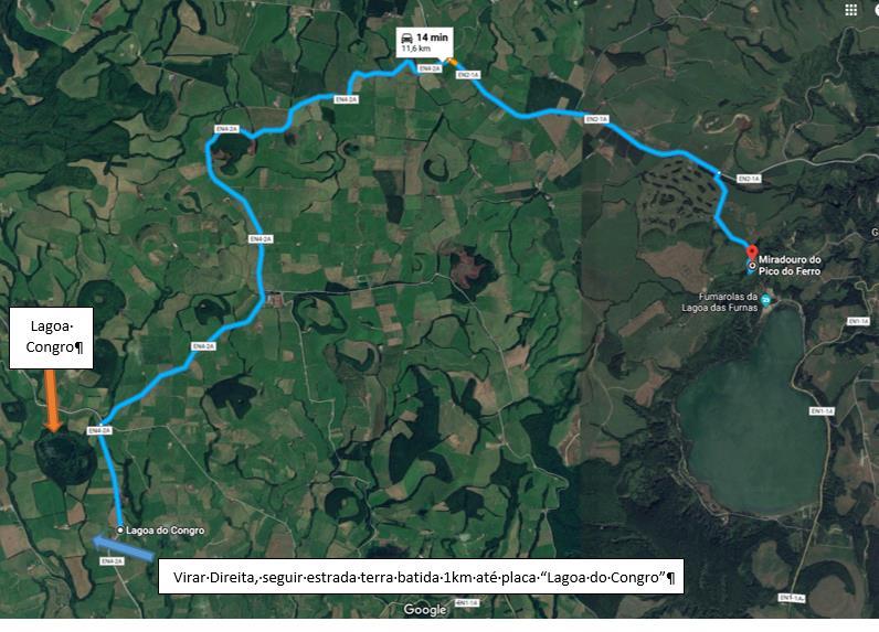 10 Miradouro Pico do Ferro Lagoa do Congro 37.754049, -25.408689 11.