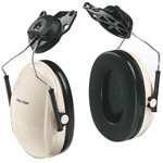 PROTETOR AUDITIVO TIPO CONCHA COM HASTE ACOPLÁVEL NO CAPACETE Protetor auditivo, tipo concha com parte externa em abs, encaixe para capacete de segurança, haste de sustentação em aço inoxidável,