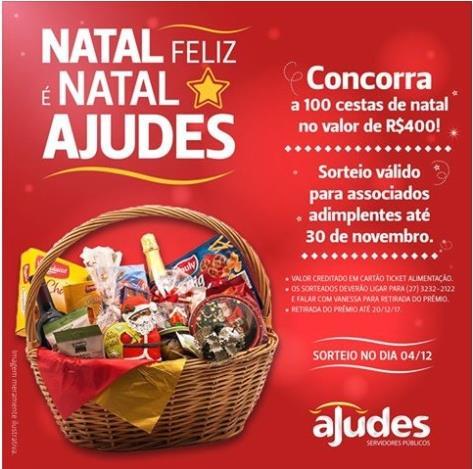 Seguro; 100 cestas de natal de